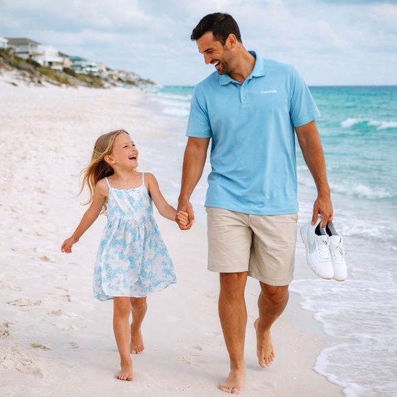 Columbia Other - Columbia PFG Polo Omni Wick Mens Size Large Beach Coastal Outdoor Fishing Shirt